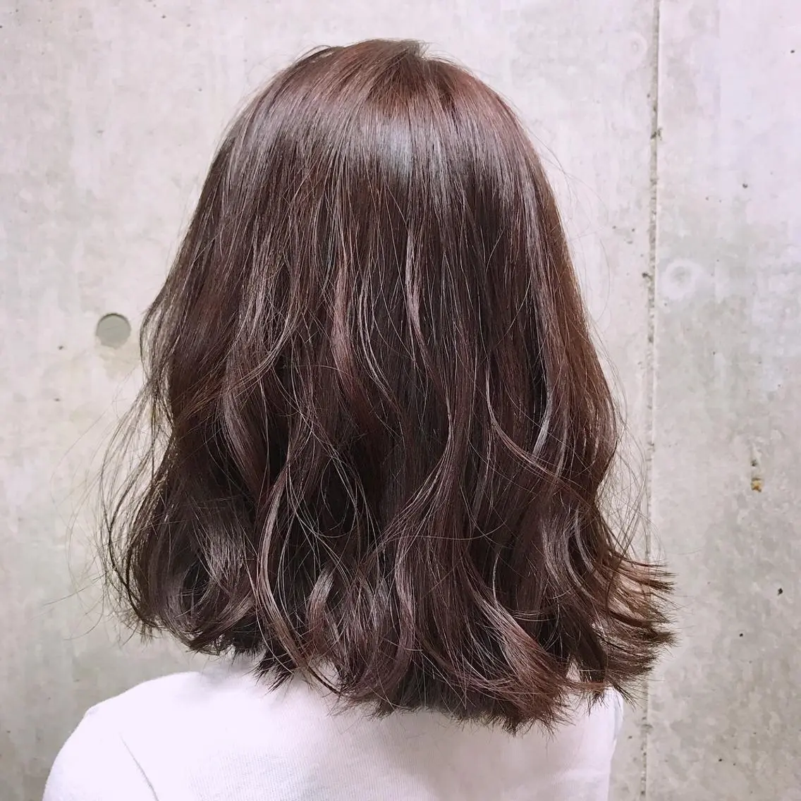 ミディアム カラー ヘアアレンジ ピンクカラー バイオレットカラー バイオレットピンク Satsuki ✂︎♡のヘアスタイル