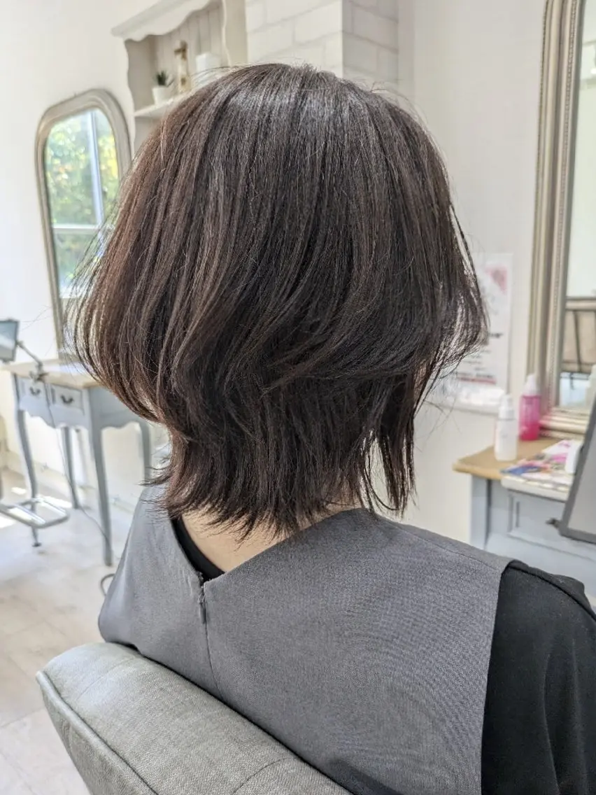 ミディアム カラー カット ヘアカラー トリートメント ミヤザキ マサユキのヘアスタイル