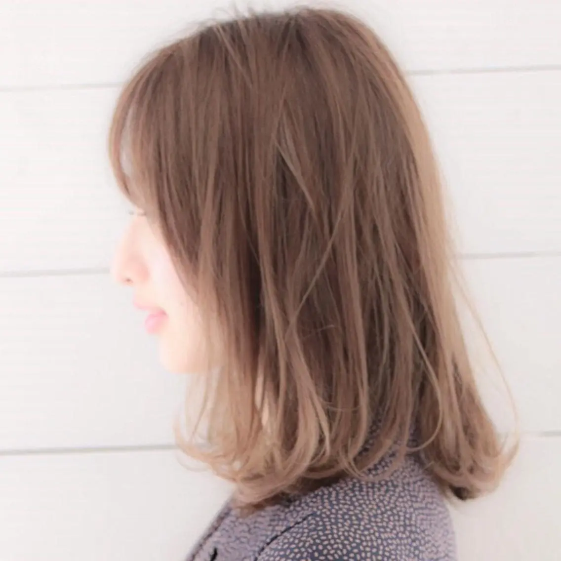 ミディアム カラー 透明感カラー グレージュ ヘアカラー トリートメント ❤️sai❤️ official❤️のヘアスタイル