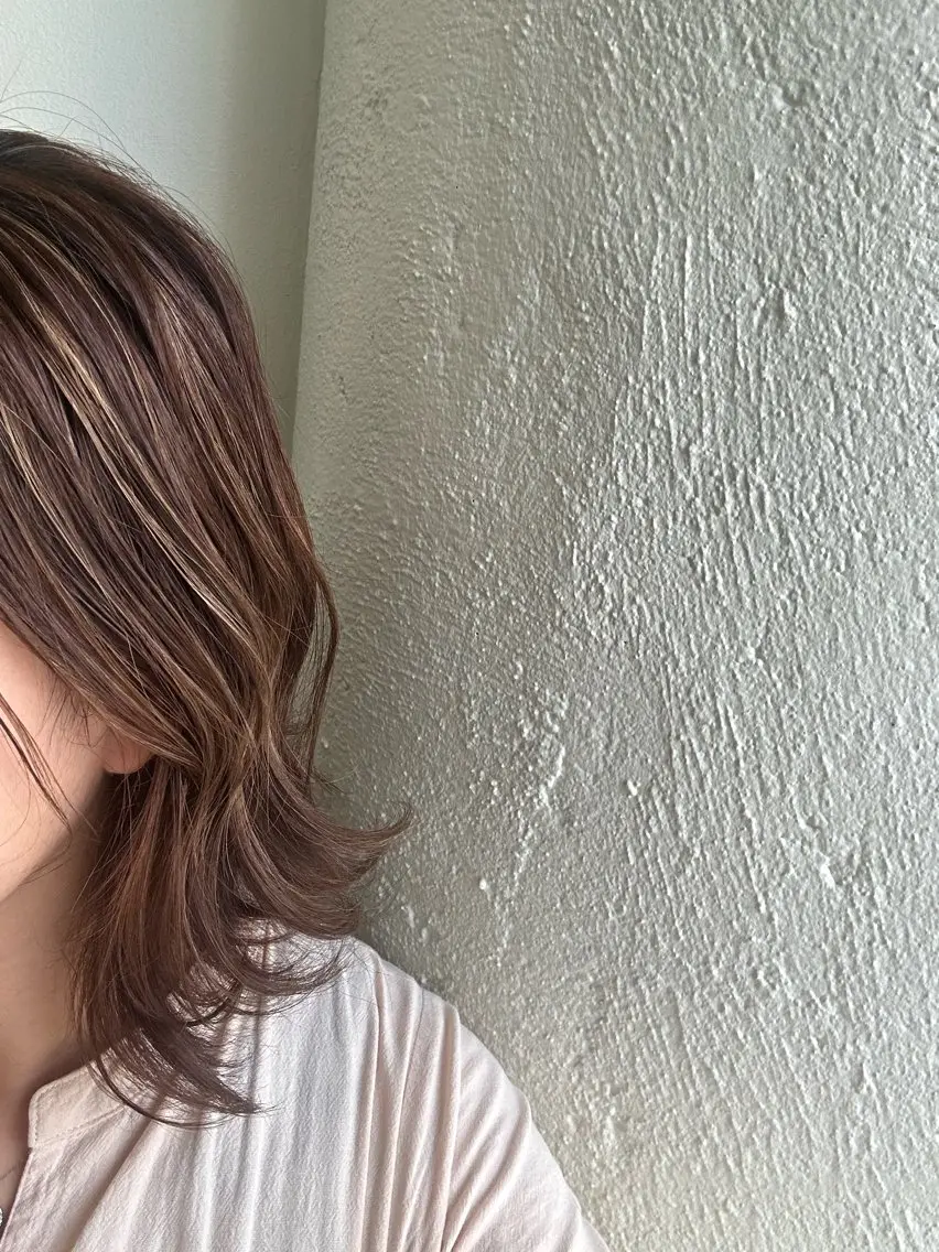 カラー ハイライトカラー カット ヘアカラー 透明感カラー ⭐︎Yukiのヘアスタイル