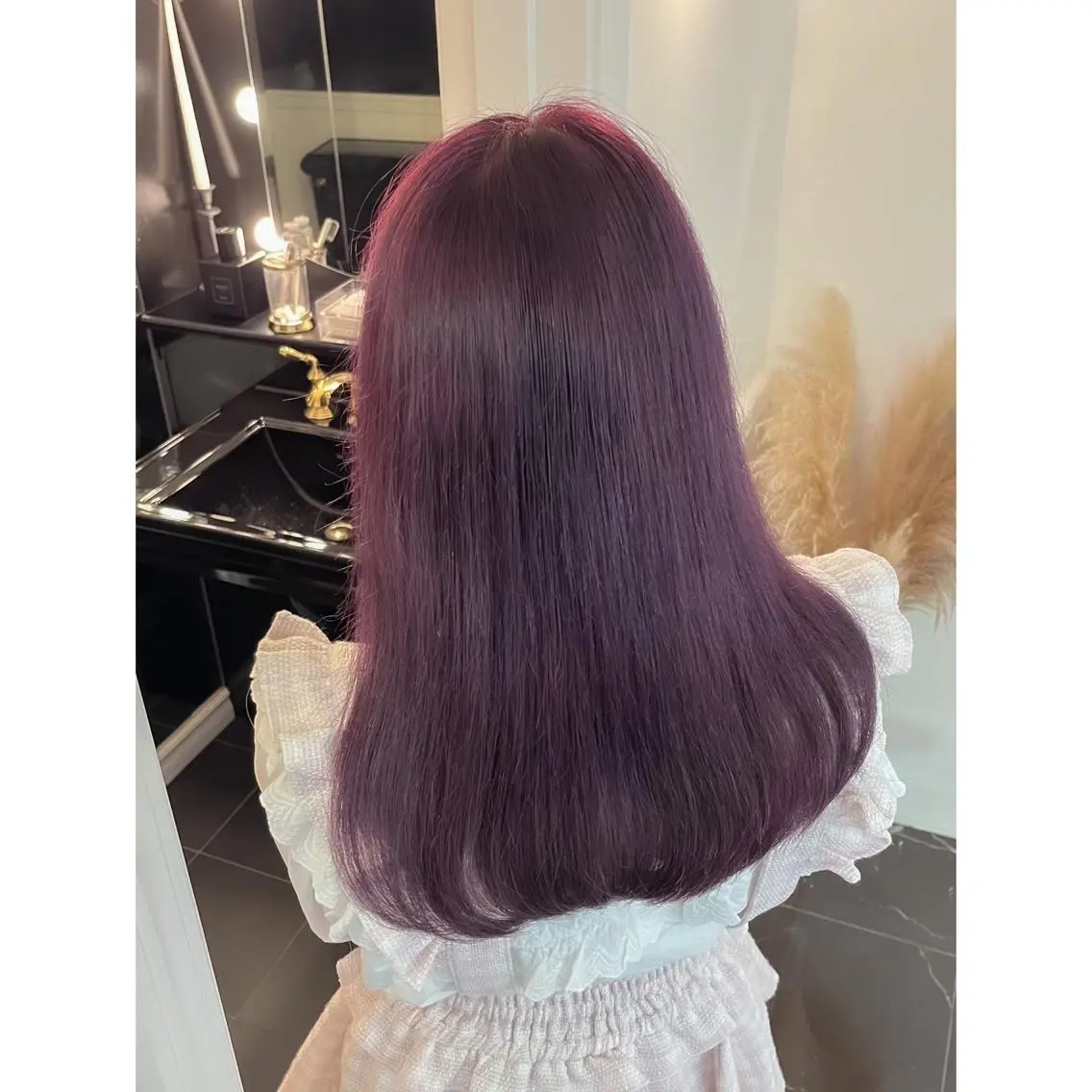 ロング カラー ブリーチ miyu /トレンド カラー×艶髪のヘアスタイル
