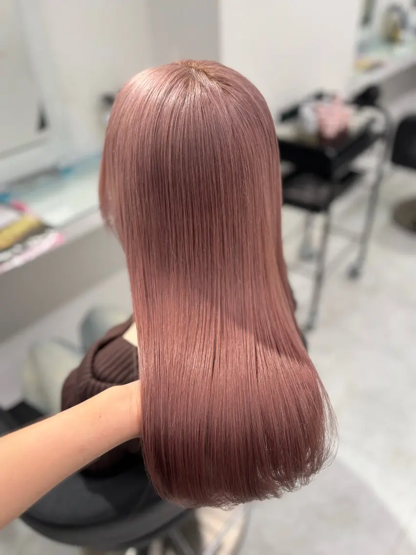 ロング カラー ヘアカラー トリートメント 💖ミルクティー💖 あかり💖のヘアスタイル