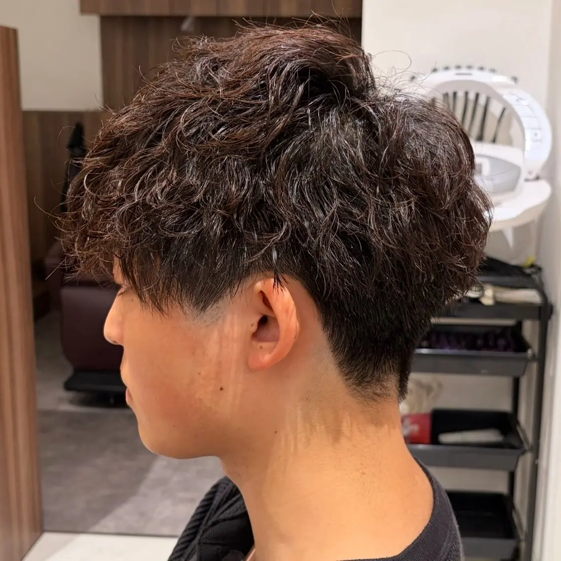 パーマ メンズ メンズパーマ 波巻きパーマ カット パーマ 🔥メンズ特化/パー マ/縮毛矯正🔥萌のヘアスタイル