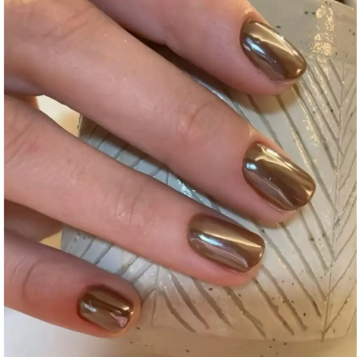 hand🖐️ジェルオフ+ミラーネイル(アート不可)※2.5時間みていただきますの写真