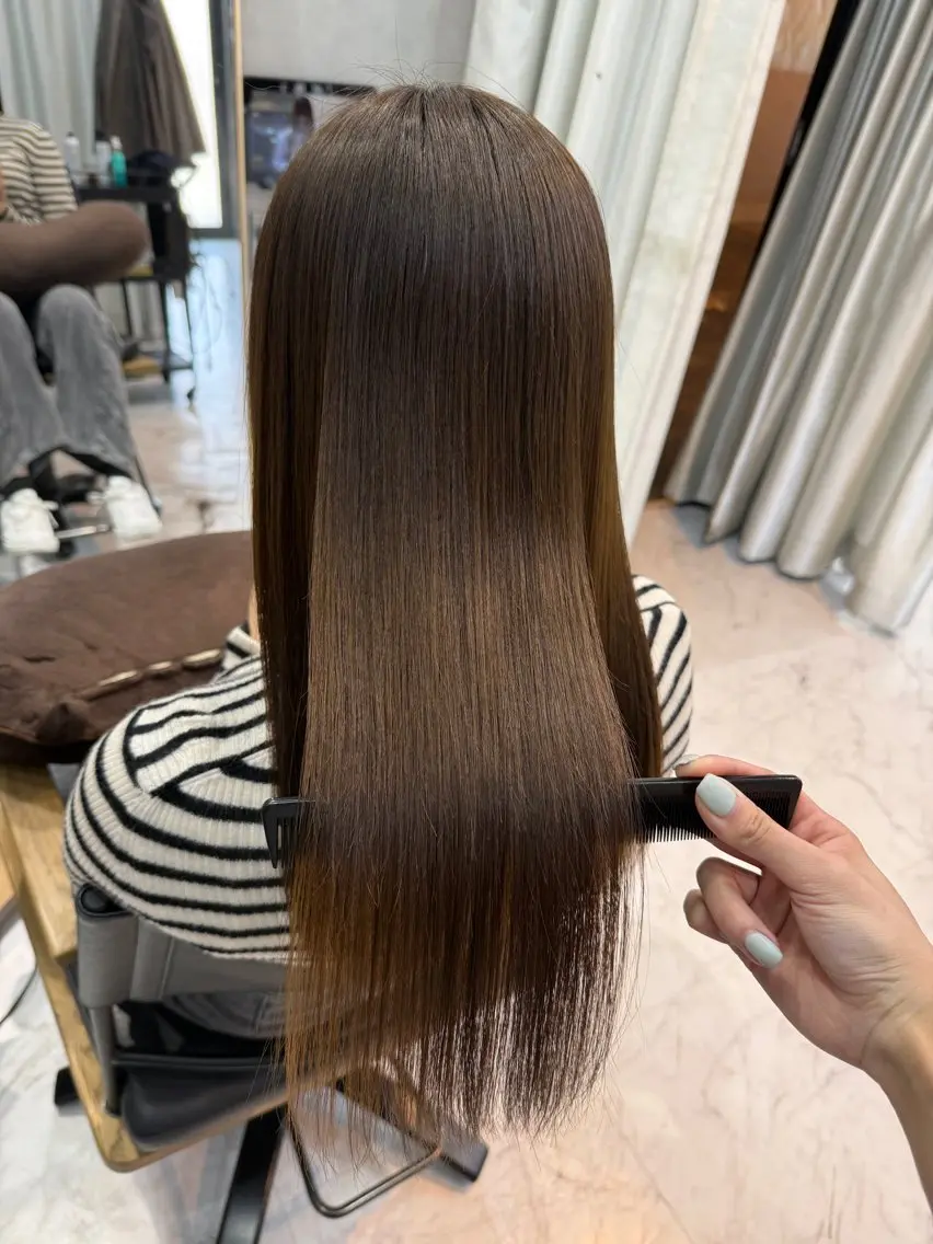 ロング カラー ヘアカラー 透明感カラー/パーマ 🌀アオノのヘアスタイル