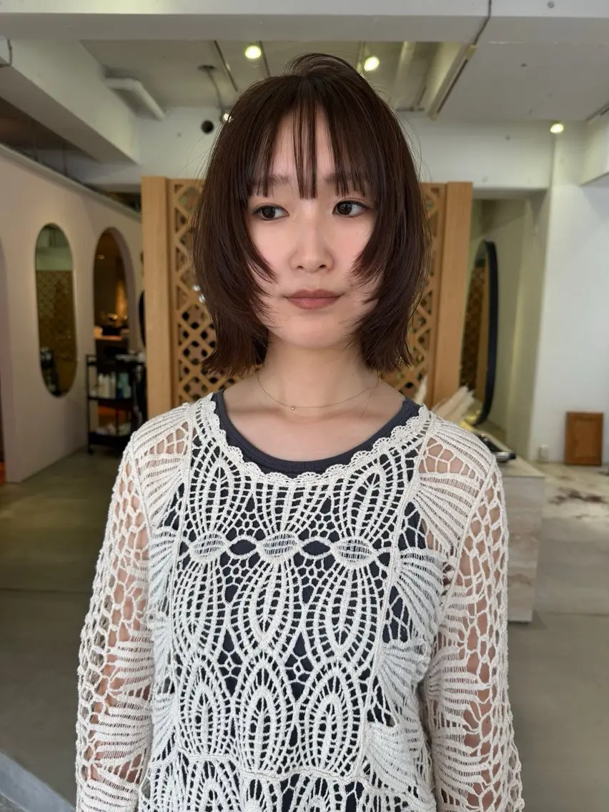 ✨似合わせカット&透明感カラーキューティクル補修トリートメントの写真