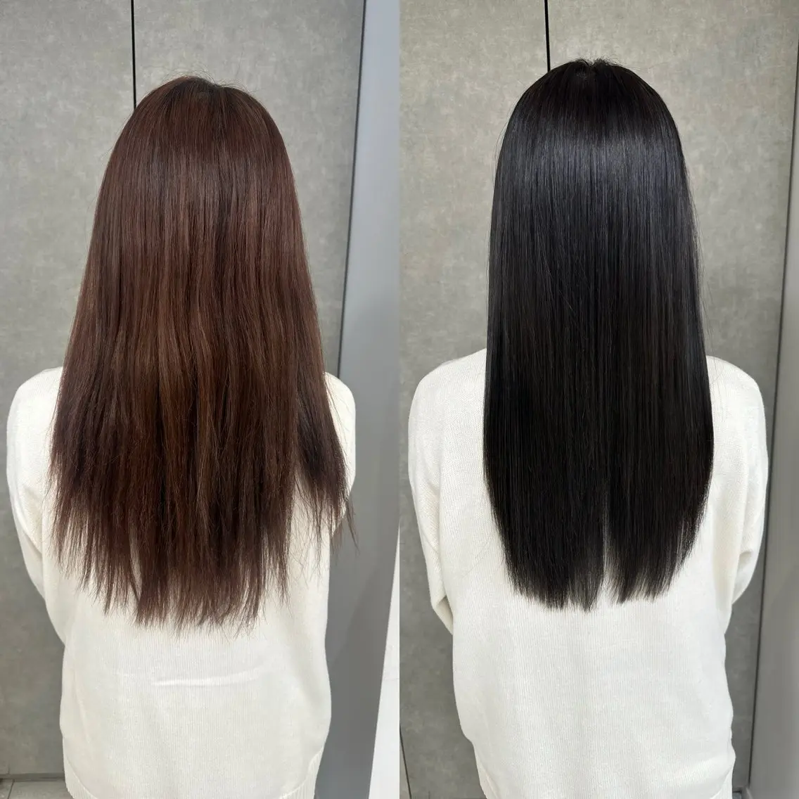 ロング カラー パーマ 髪質改善 縮毛矯正 ヘアカラー 縮毛矯正 トリートメント 髪質改善/縮毛矯正 /レイヤーカット岡部のヘアスタイル