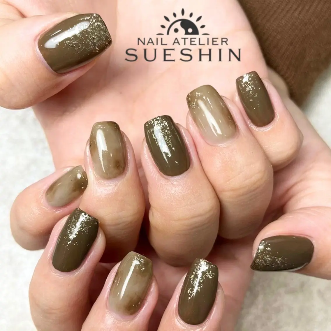 ミディアム ハンドネイル S ueshinのネイルデザイン