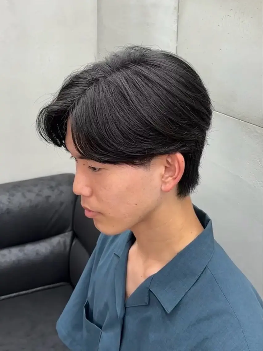 ミディアム カット メンズ特化/カット パーマ/あこのヘアスタイル