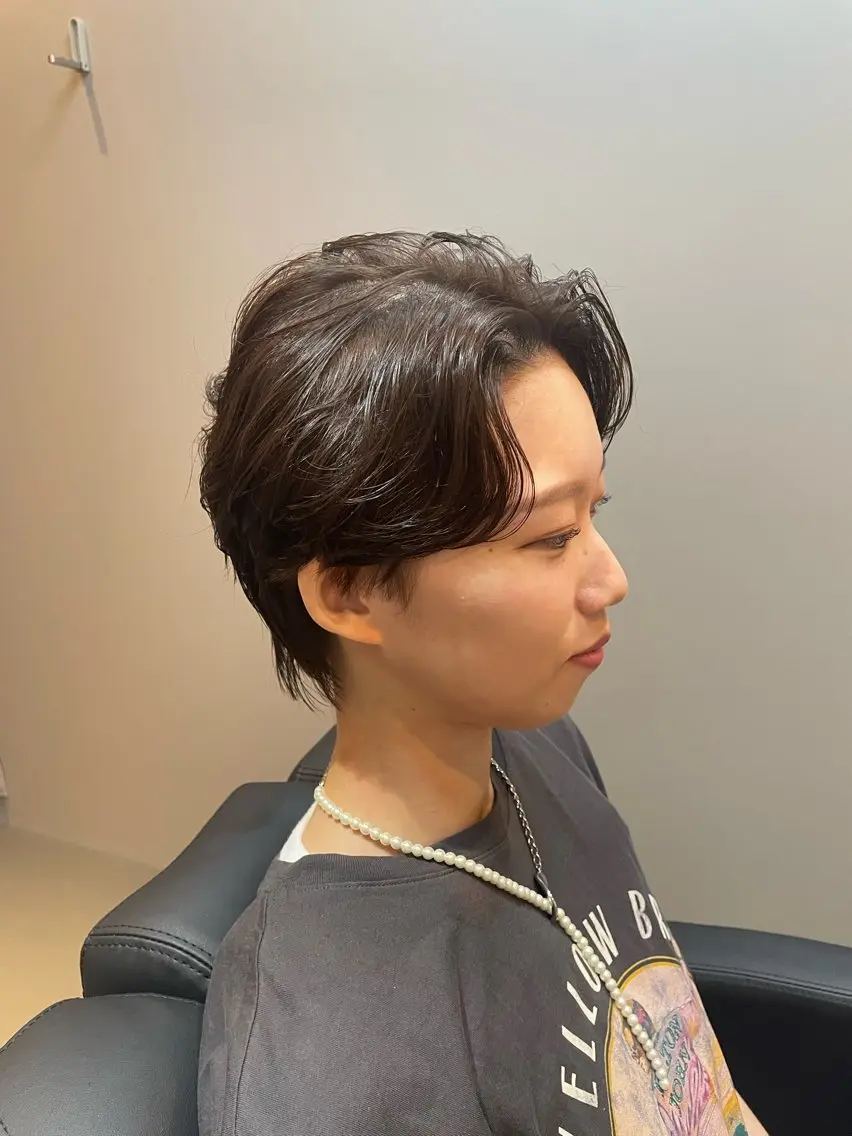 【🧚‍♂️3月ミニモご新規様限定🧚‍♂️】ショートカット＋カラー＋トリートメントの写真