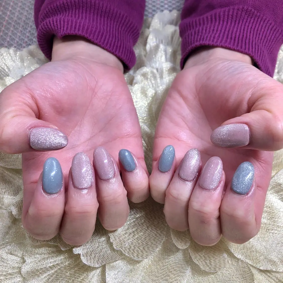 ネイル ジェルネイル マグネットネイル J terrace Nailのネイルデザイン