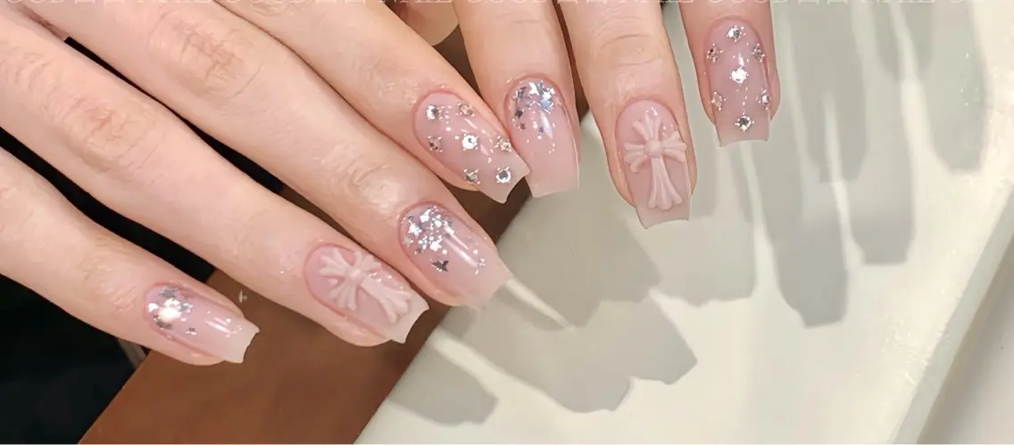ネイル ブラウン フットネイル フレンチネイル グラデーション 氷ネイル・うるうるネイル ハンドネイル Mixx Nail_ Studioのネイルデザイン