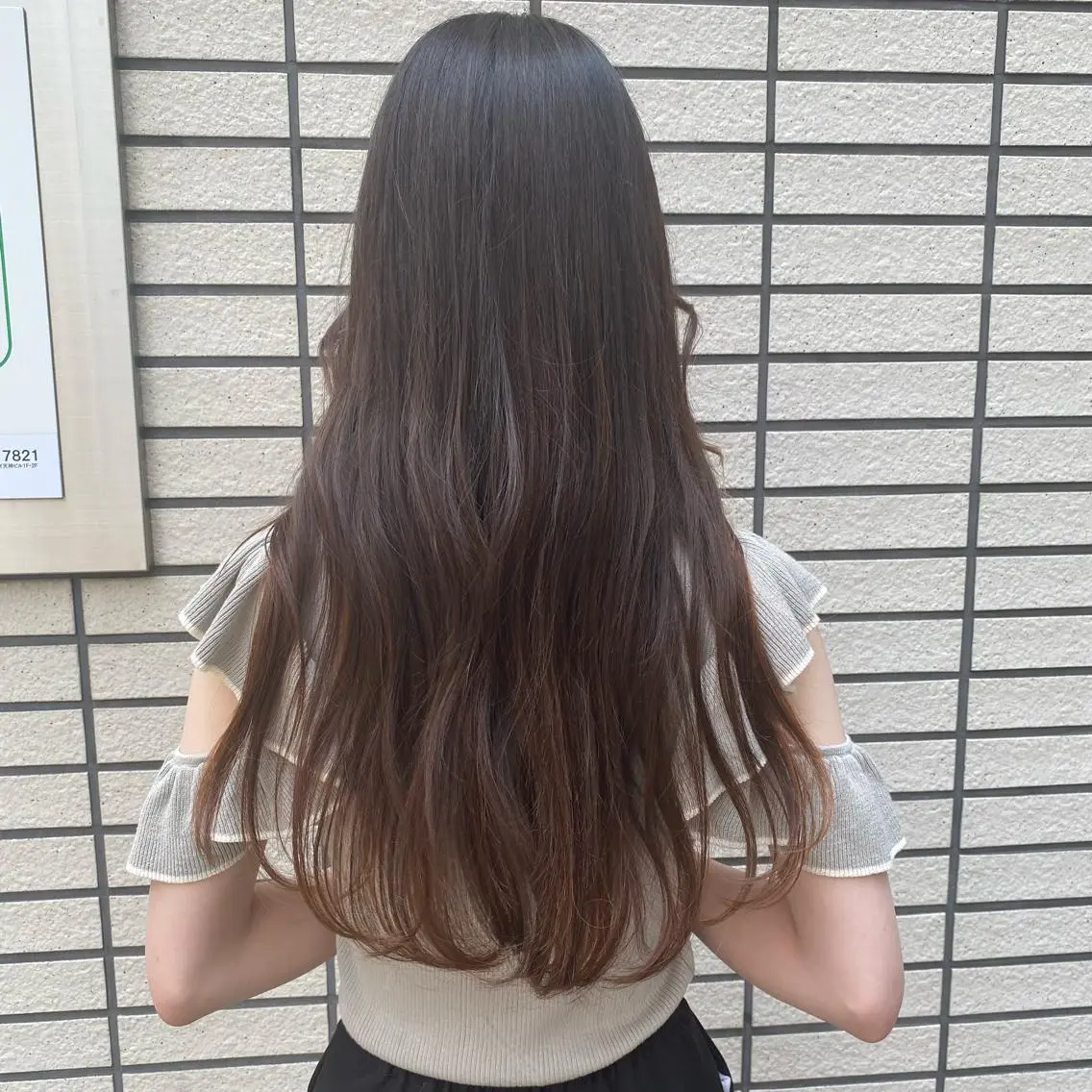 ロング 縮毛矯正 RURI韓国ボブ 🇰🇷タッセルボブのヘアスタイル