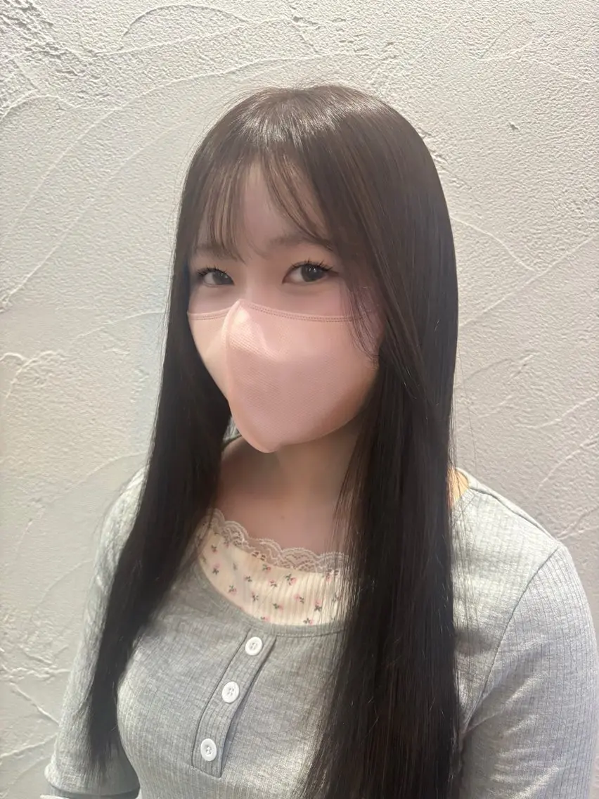 ロング カラー 中嶋心渚⌇透明感 カラー️🩵🎀‪のヘアスタイル