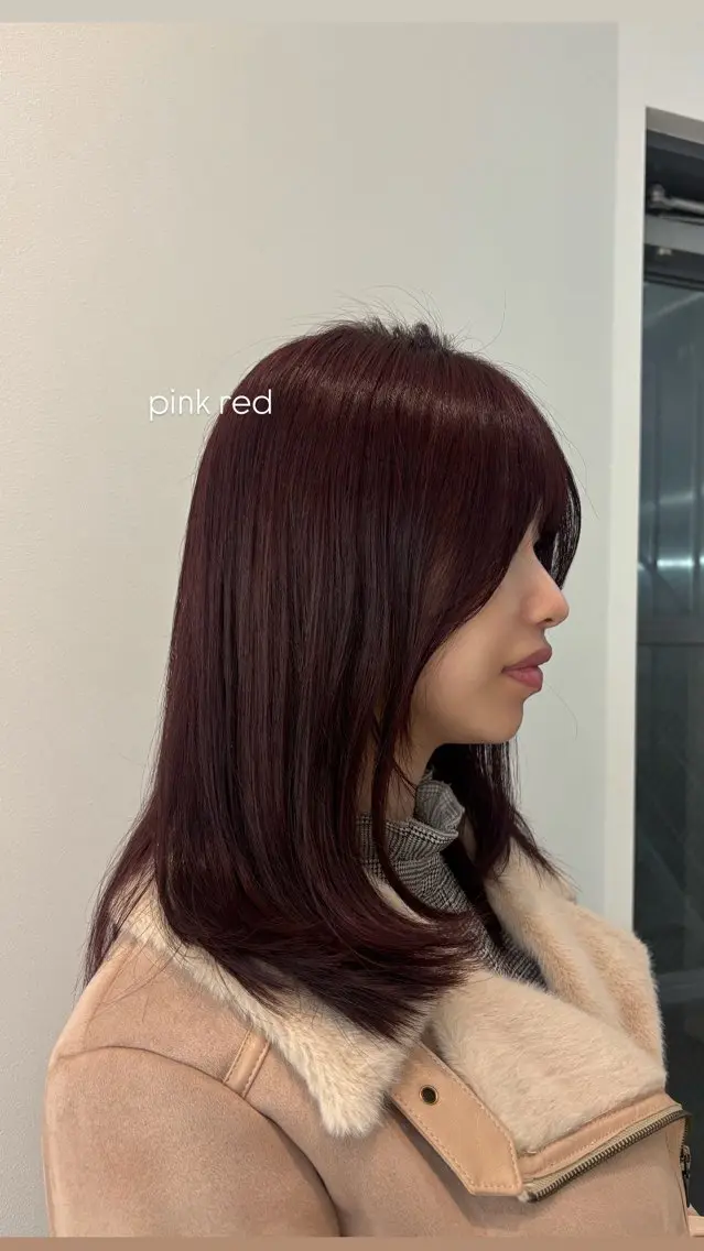 ミディアム ヘアカラー 韓国ヘア/ダブ ルカラー🍀そら🪽のヘアスタイル