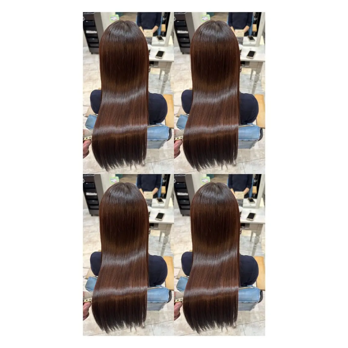 ロング カラー 透明感カラー 髪質改善 縮毛矯正 トリートメント カット ヘアカラー トリートメント 店長✨レイヤー✖️ 髪質改善✖️韓国ヘアのヘアスタイル