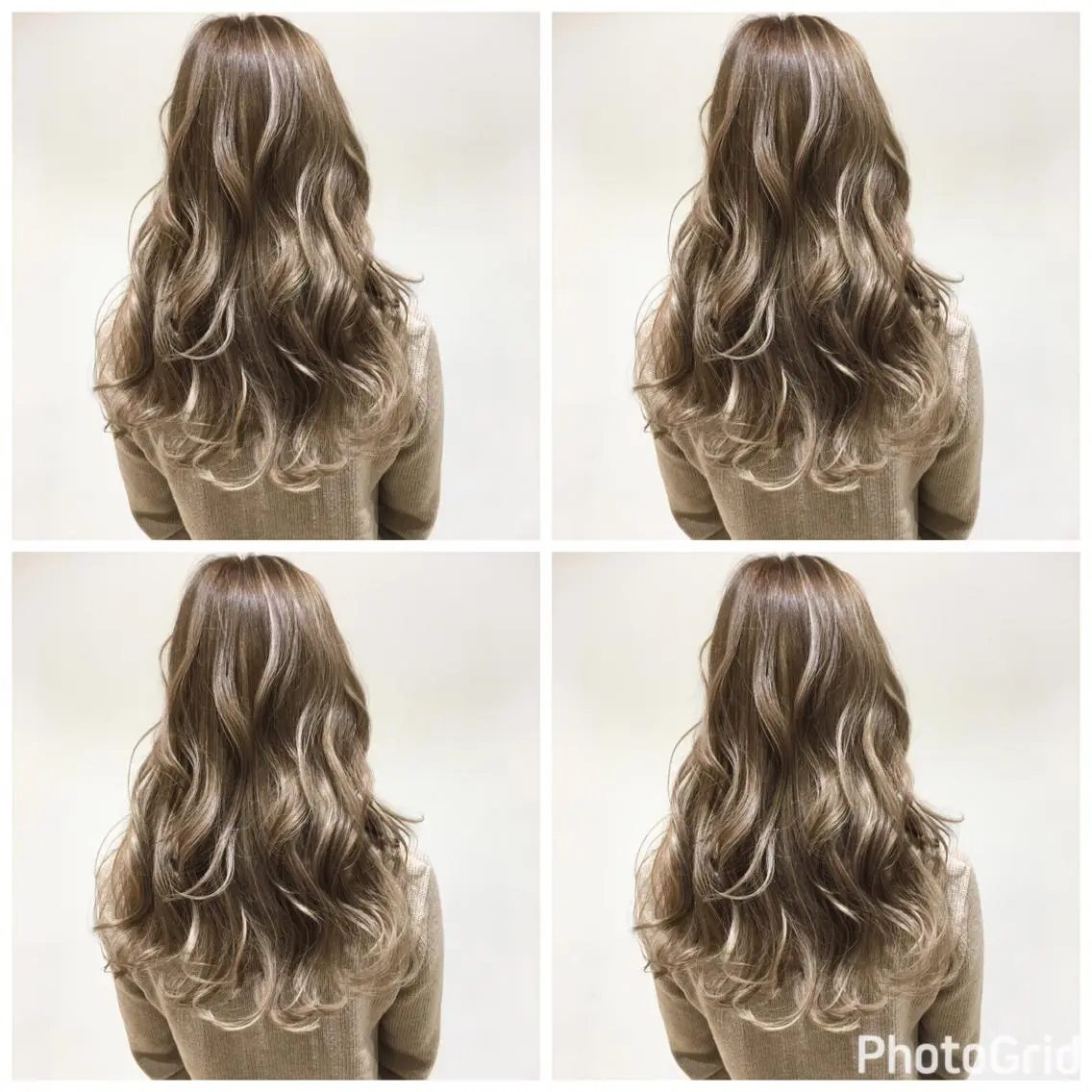 ロング カラー ベージュカラー ブリーチ ハイライトカラー ハイライト Rubik's江坂 ルービックえさかのヘアスタイル