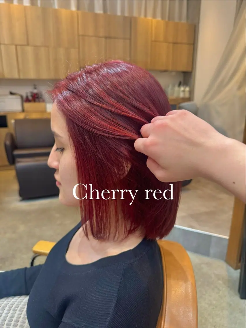 カラー 🫧髪質改善カラー 暖色カラー/桜🌸のヘアスタイル