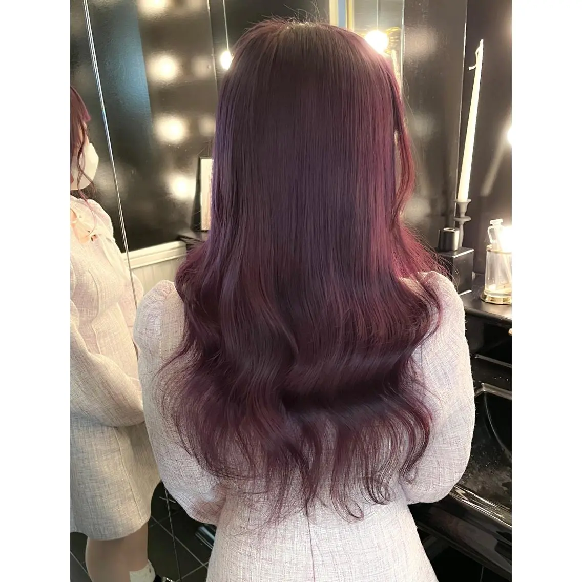 ロング カラー ブリーチ ヘアカラー miyu /トレンド カラー×艶髪のヘアスタイル