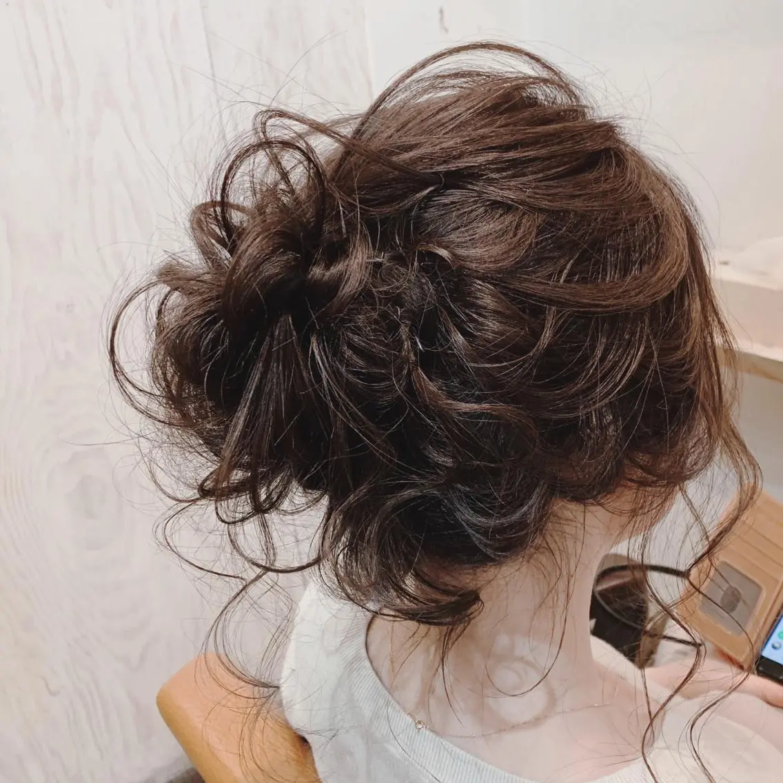 ロング ヘアアレンジ ヘアセット 【カメレオン】 上村 祥子のヘアスタイル