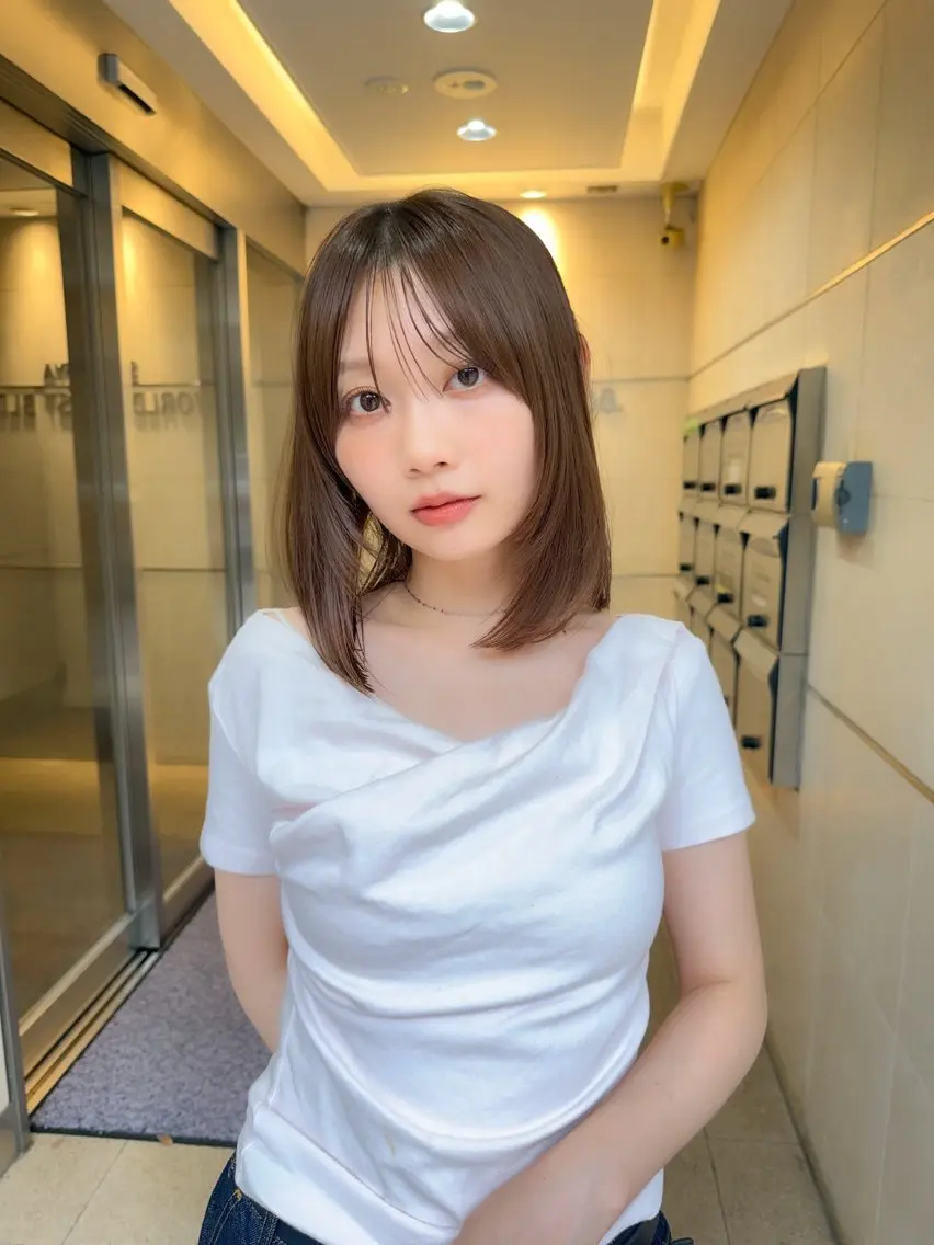 ミディアム カラー カット ヘアカラー トリートメント 🪐レイヤー/艶 カラー/加野彩果🪐のヘアスタイル