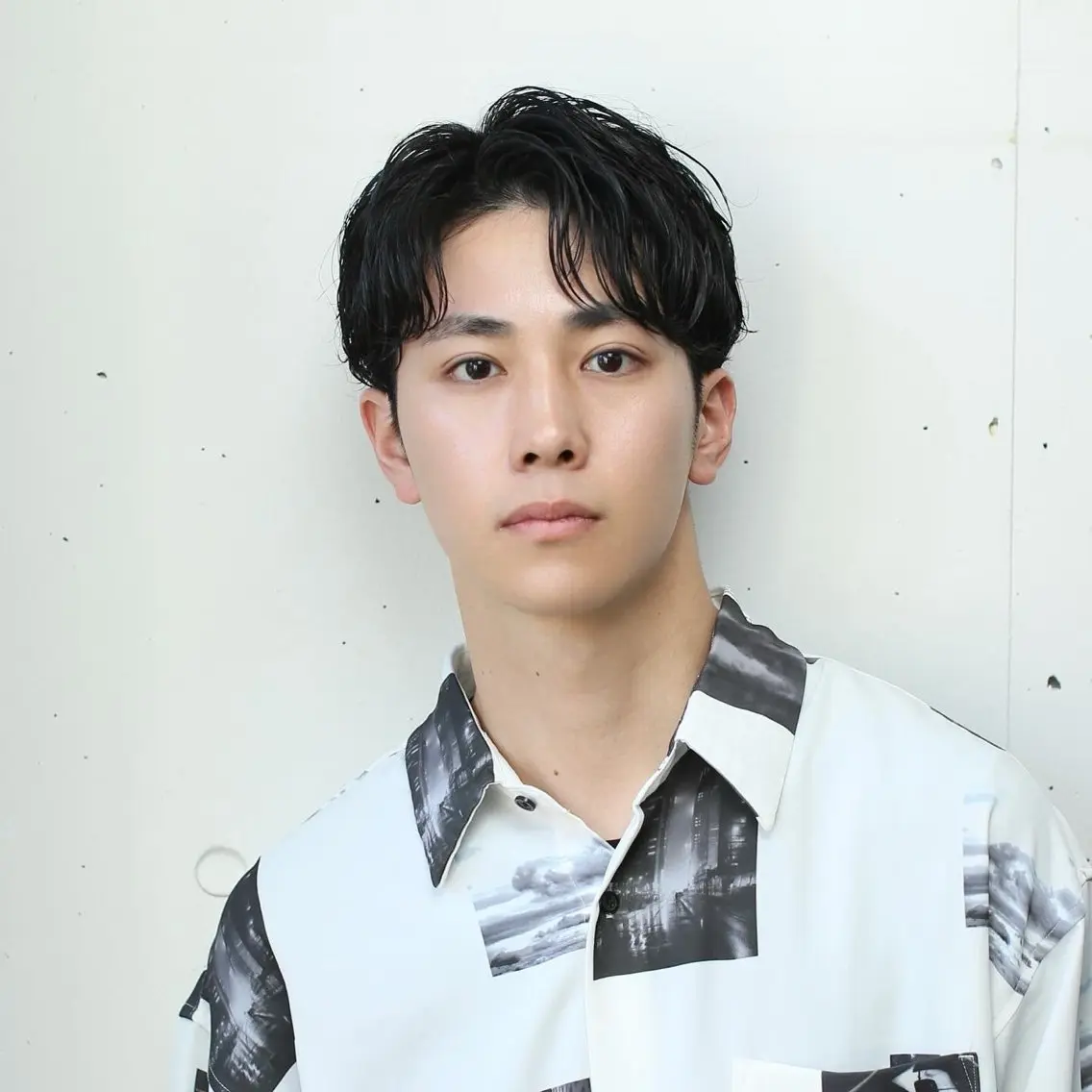 ショート パーマ メンズ カット パーマ 田原 慎也のヘアスタイル