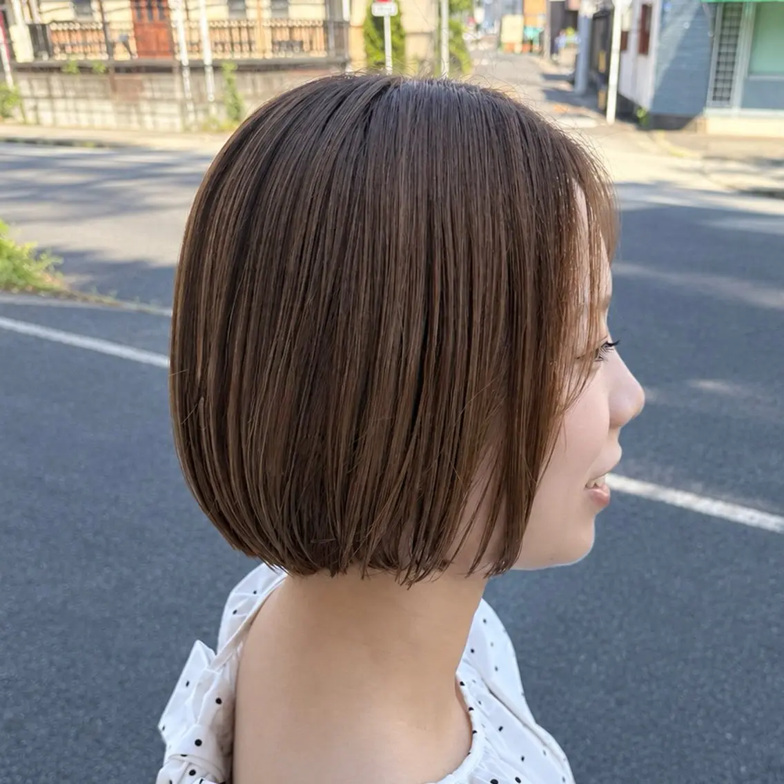 ショート カット ヘアカラー nishihama nanaのヘアスタイル