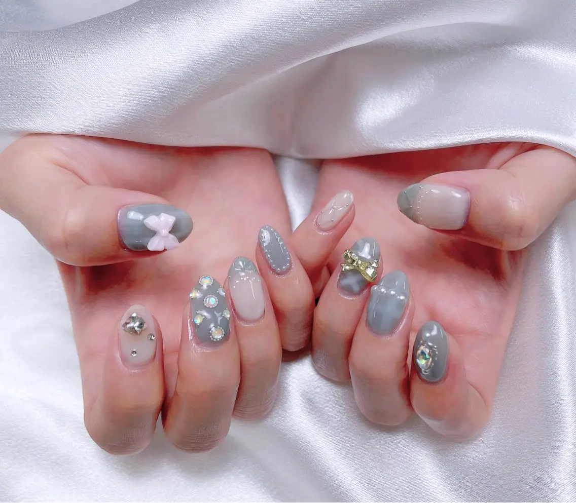 ネイル ハンドネイル ╹◡╹MimoEye lash🌻Nailのマツエク・マツパデザイン