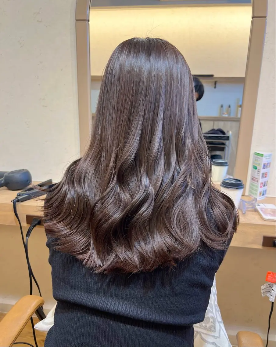 ロング カラー ダブルカラー トリートメント 神戸ボブ✂️ ioe三宮/田 伸佳のヘアスタイル
