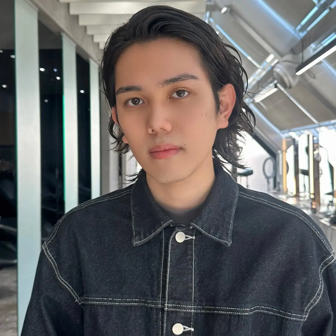 セミロング カラー パーマ メンズ オールバック アップバング ダウンパーマ メンズパーマ メンズツイストパーマ カット パーマ ヘッドスパ 朝楽メンズパーマ 🥇メンズカット吉田のヘアスタイル