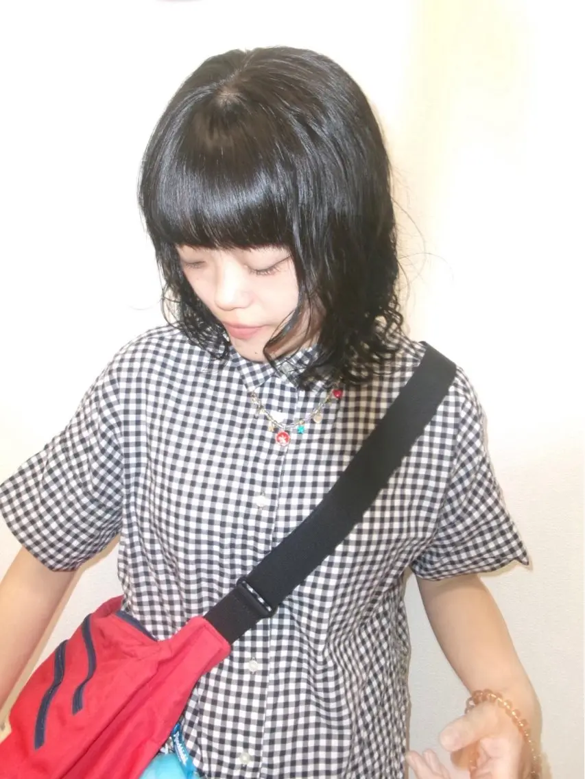 ミディアム カラー ヘアカラー 透明感カラー/ chinatsuのヘアスタイル