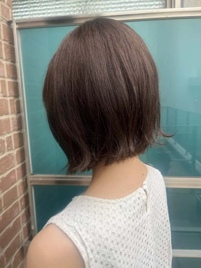 ミディアム カラー ブリーチ ケアブリーチ ダブルカラー イヤリングカラー ハイライトカラー 久木原 ゆりのヘアスタイル