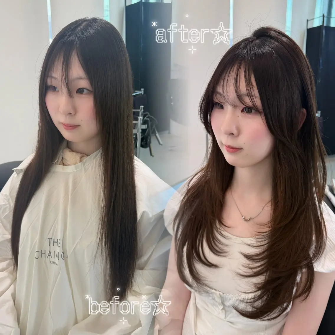 ロング caho/大阪梅田 韓国ヘア♡のヘアスタイル