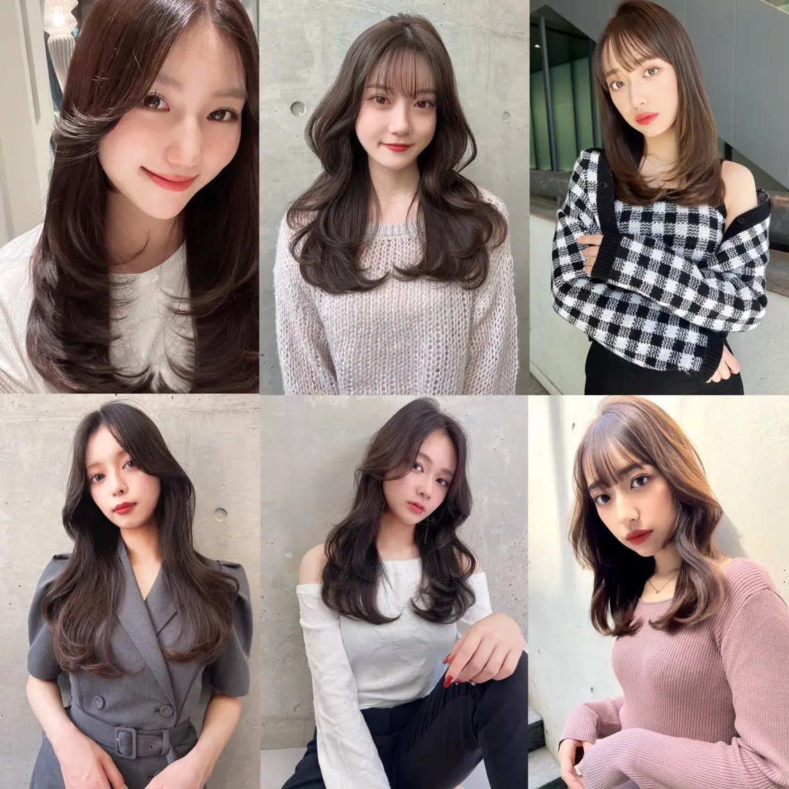 ロング 韓国風ヘア レイヤーカット カット ヘアカラー トリートメント 韓国ヘア特化型美容師 カワノマイ🇰🇷のヘアスタイル