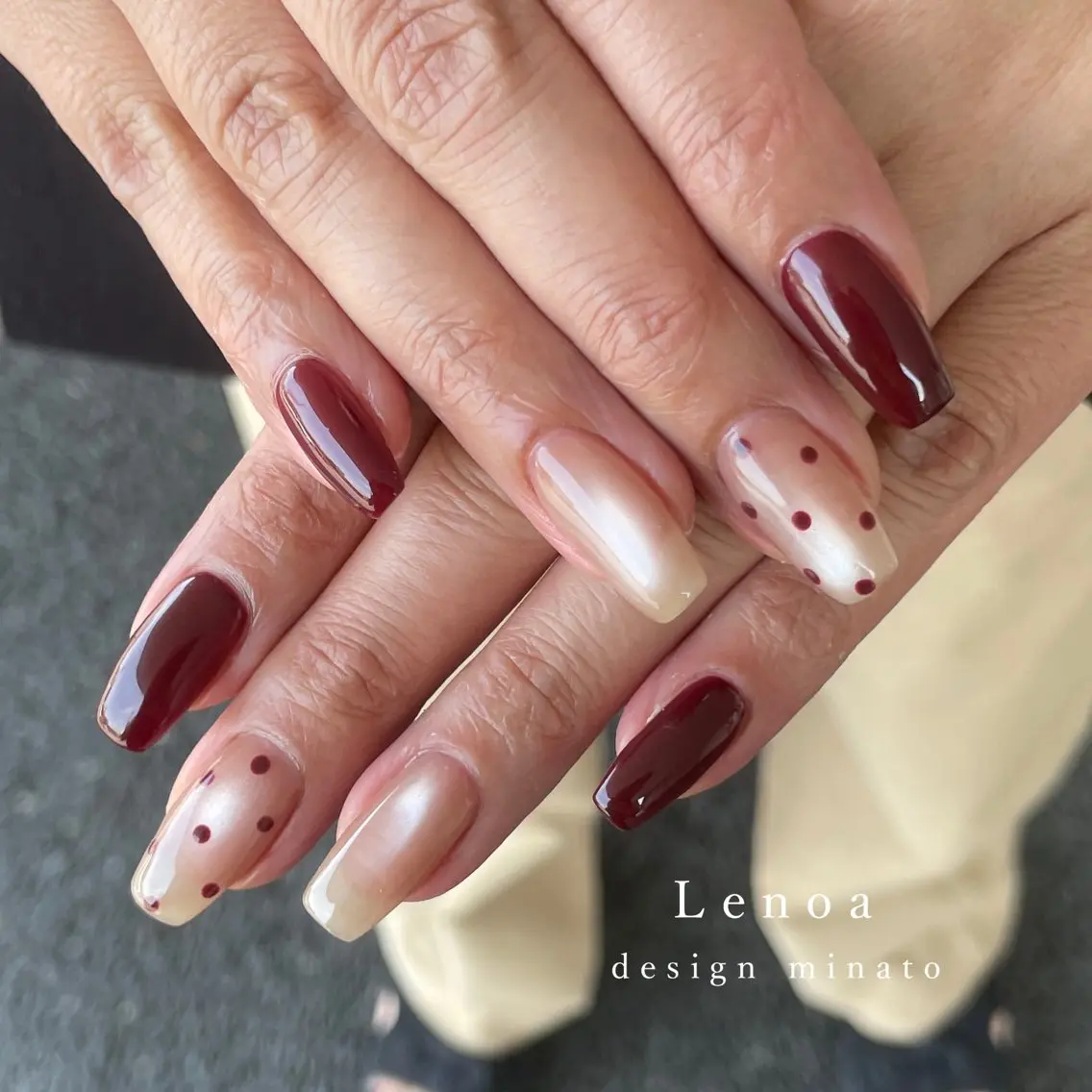 ネイル ハンドネイル Lenoa minatoのネイルデザイン