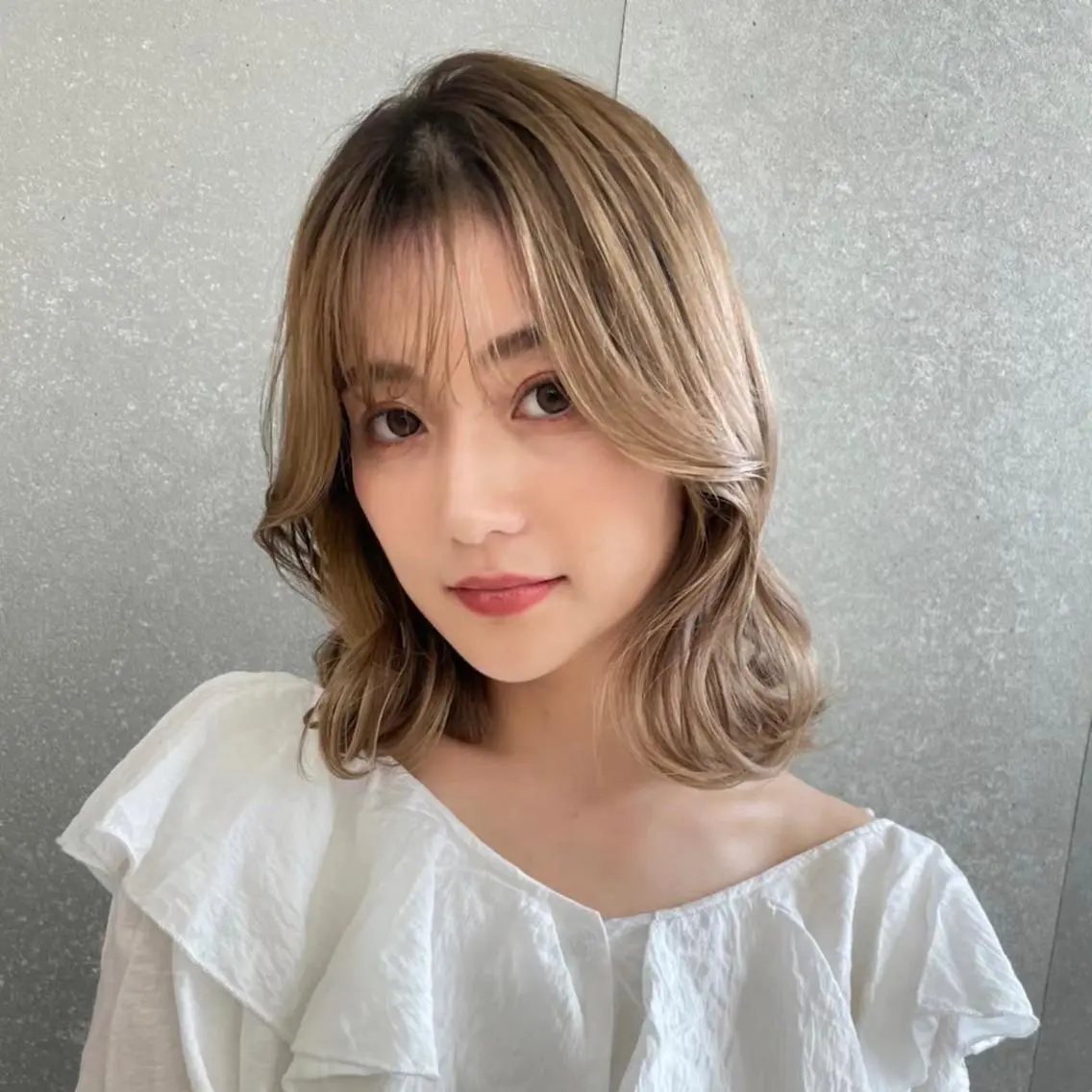 セミロング カット ヘアカラー トリートメント ❣️髪質改善/ 美髪矯正/沼座悠人のヘアスタイル