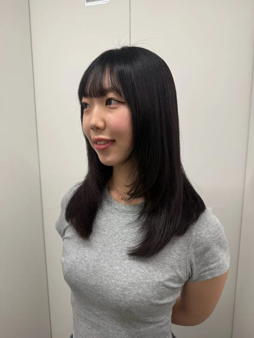 ミディアム カラー chino /艶カラー🤍のヘアスタイル