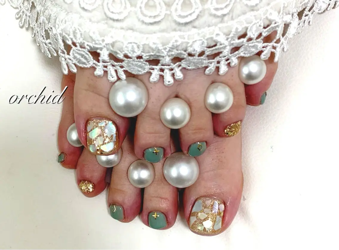 ネイル orchid ♡オーキッドのネイルデザイン