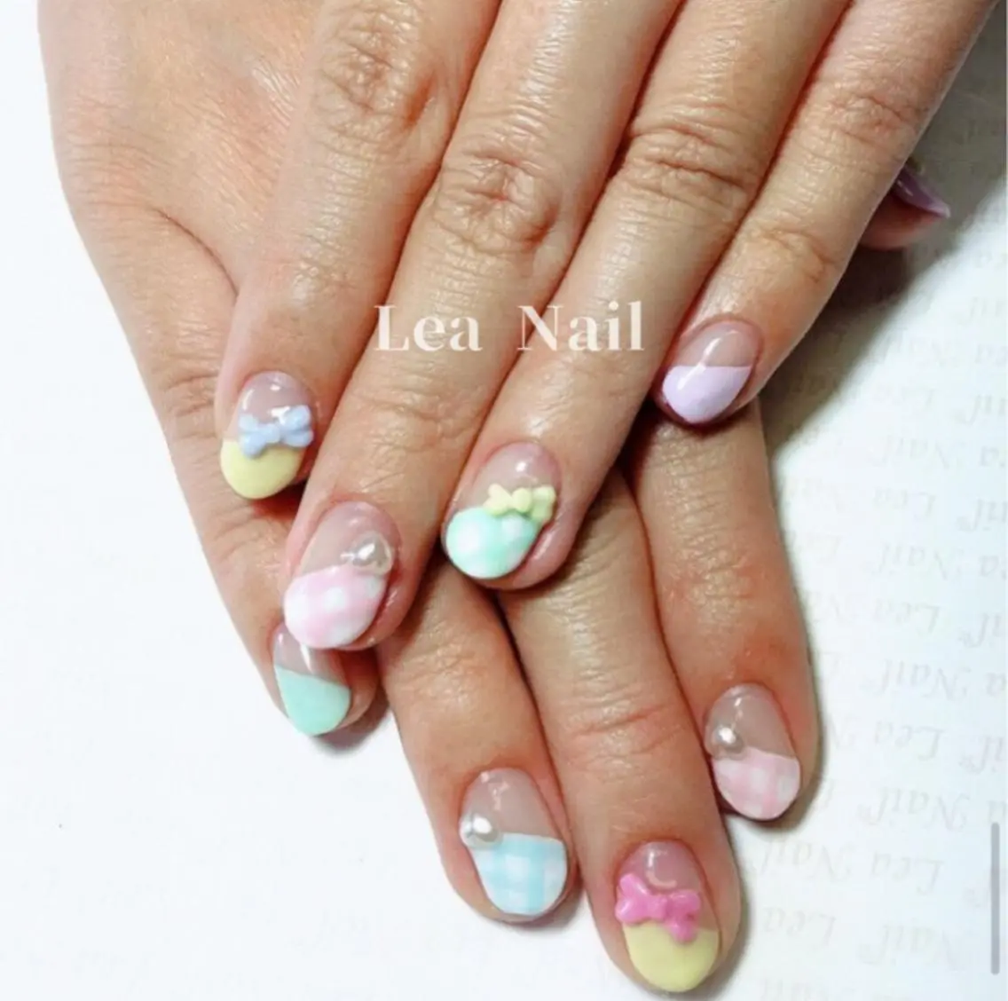 ネイル パステルネイル Lea Nailのネイルデザイン