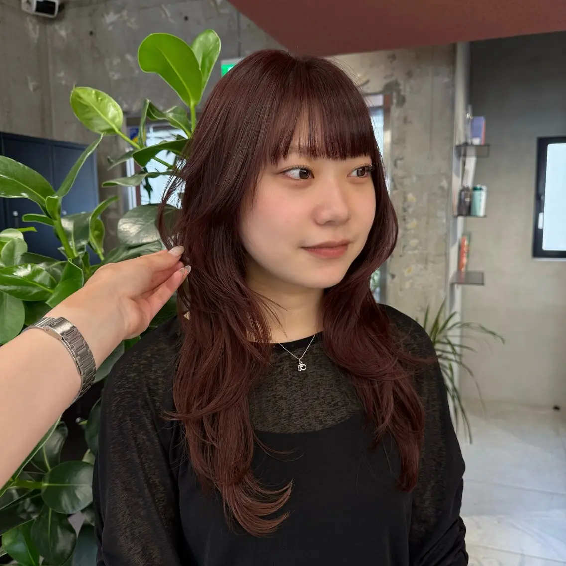 ロング カット ヘアカラー トリートメント 【ハッシュ/レイヤー 】🌷NATSUKIのヘアスタイル