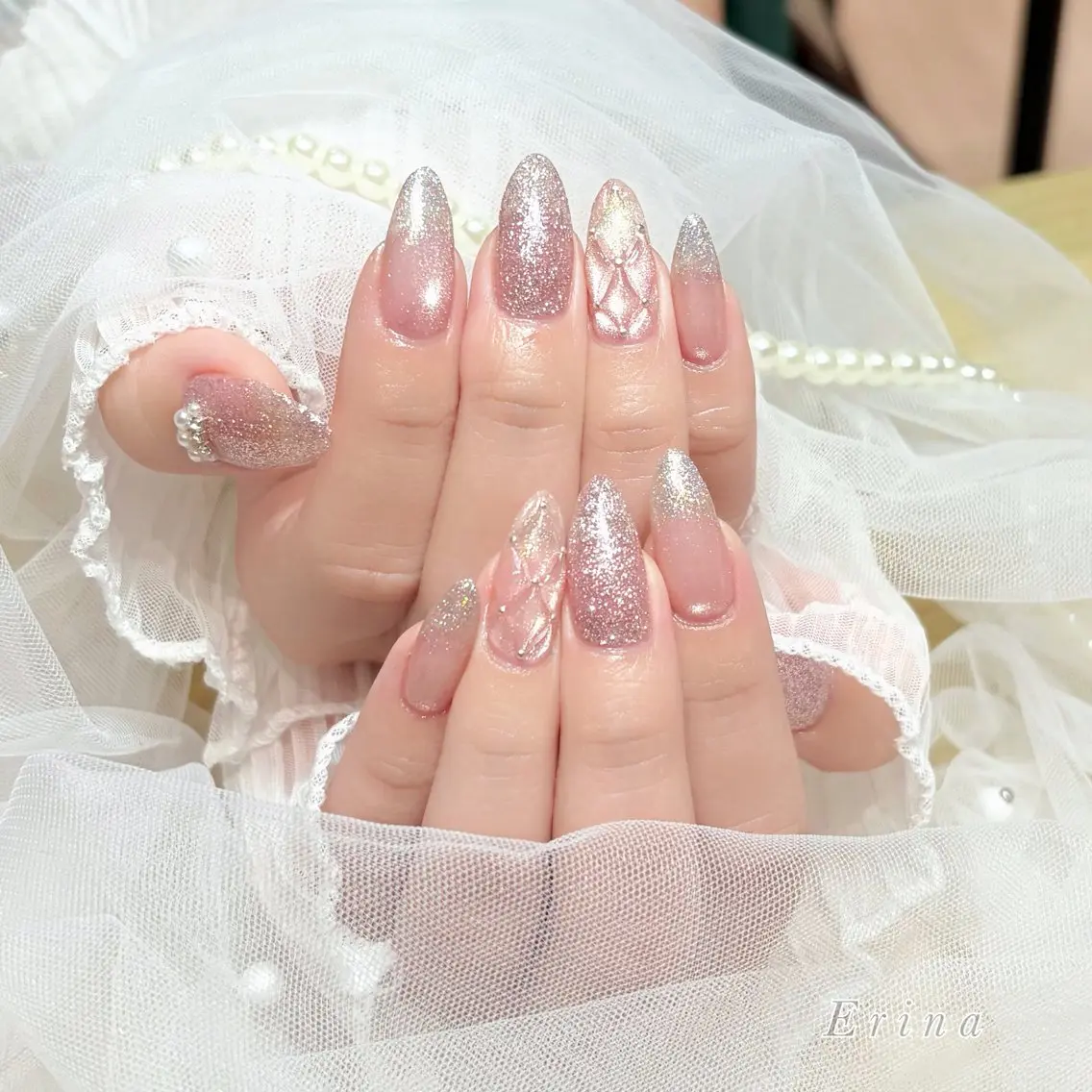 ネイル Erina🐱 フィルイン💅パラのネイルデザイン