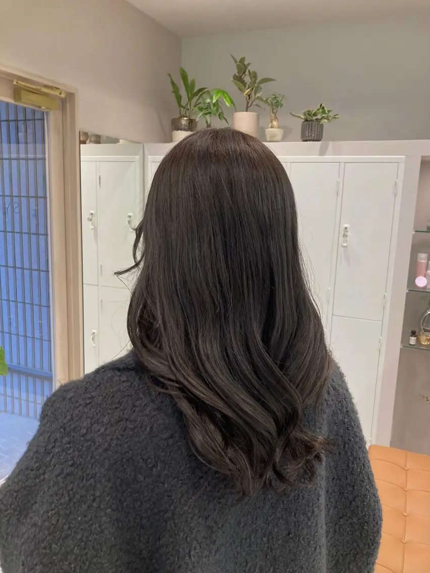 カラー グレージュ WAWA miu🌷のヘアスタイル