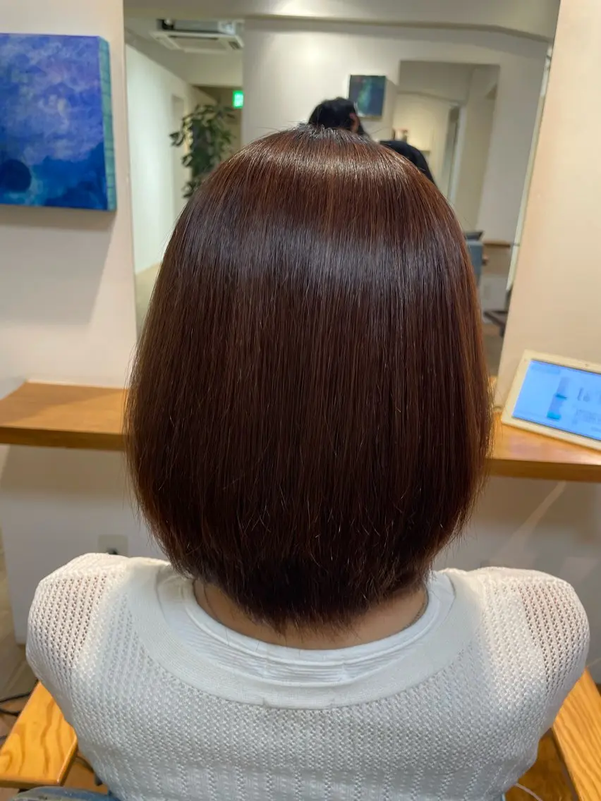 ショート 縮毛矯正 河野 佳音のヘアスタイル