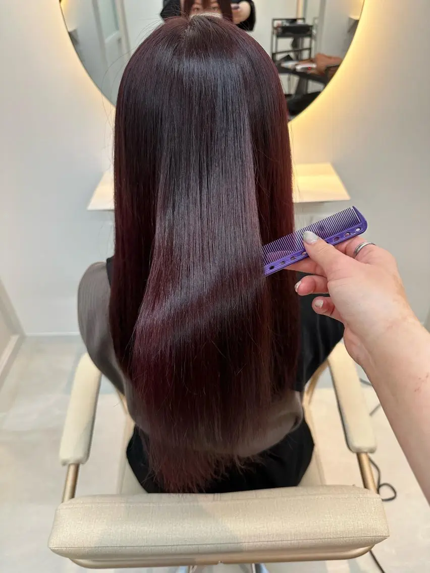 似合わせカット+髪質改善✨Aujua4STEPトリートメントの写真