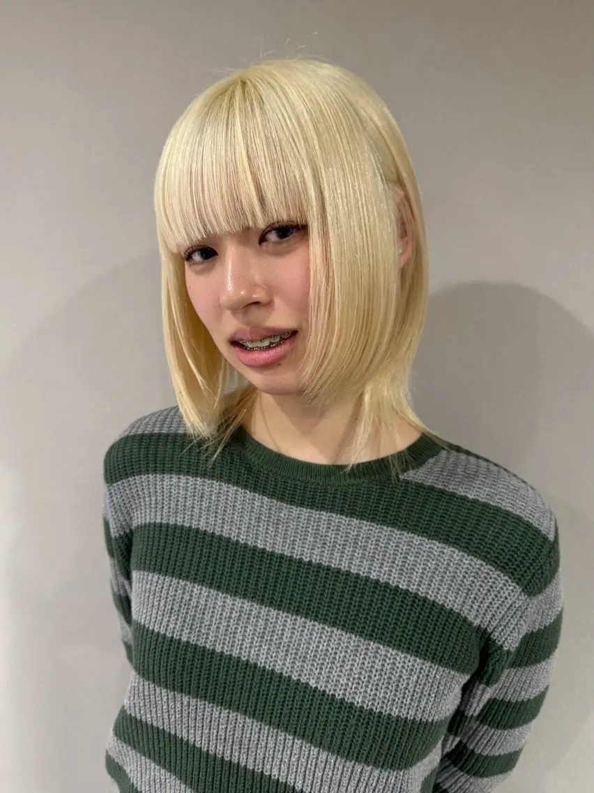 🥛柔らかいblond color🍼リタッチのみ🌙19時以降限🌙の写真