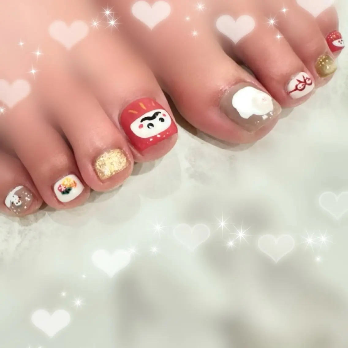 ネイル 𝗝𝗨𝗥𝗜🎀 niconail三鷹のネイルデザイン