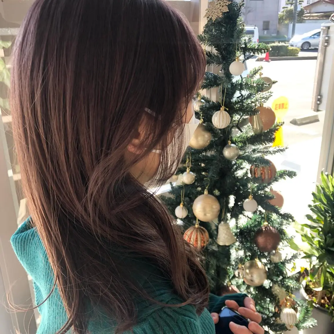 セミロング 堀越 エリのヘアスタイル