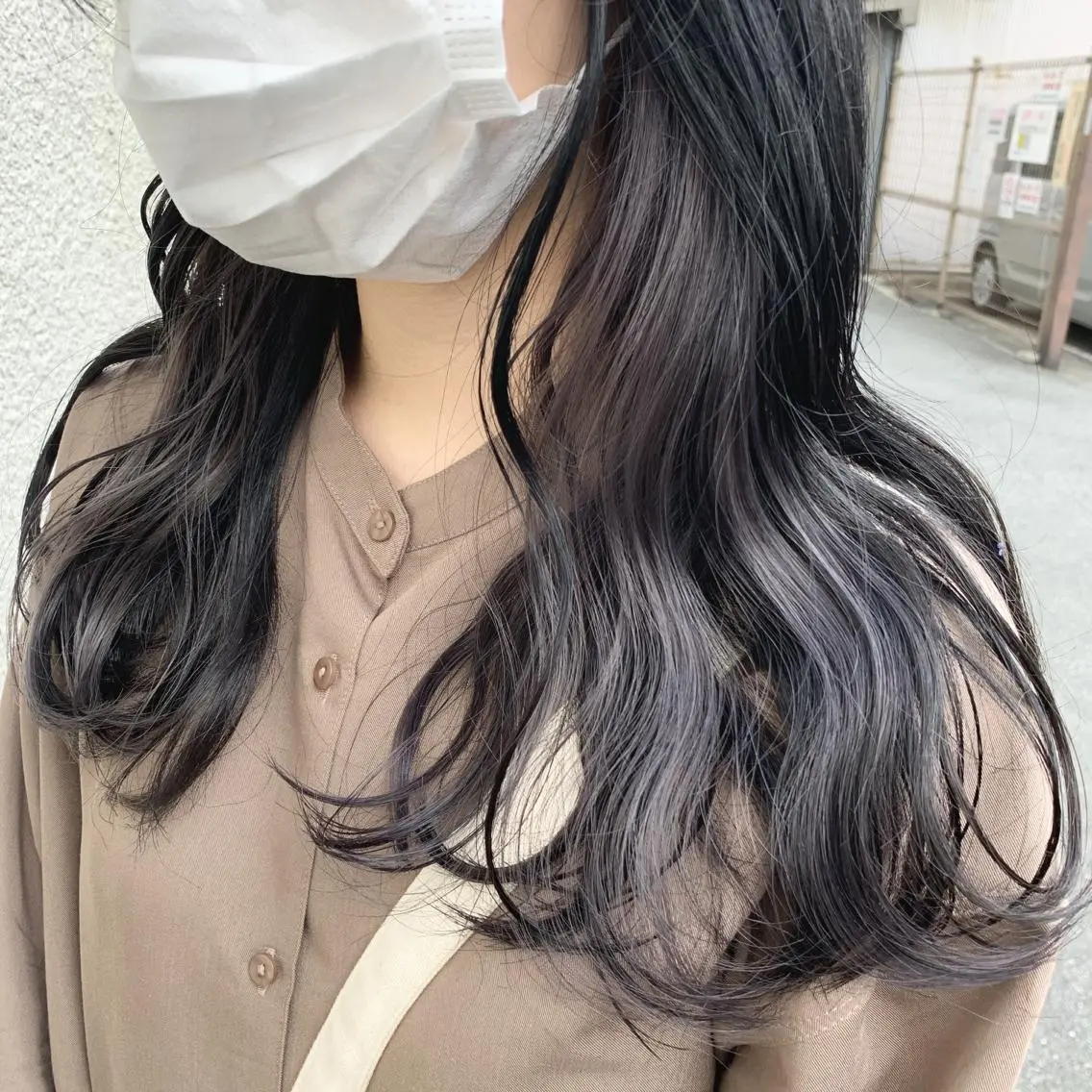 ミディアム カラー スダユーヤ 💫推しカラーウルフのヘアスタイル