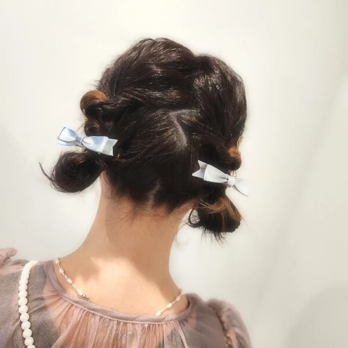 ヘアアレンジ シールエクステ🎀 ホシノ🕒ユウカのヘアスタイル