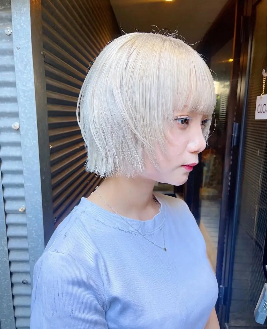 ブリーチリタッチ+オンカラー+2stepトリートメントの写真
